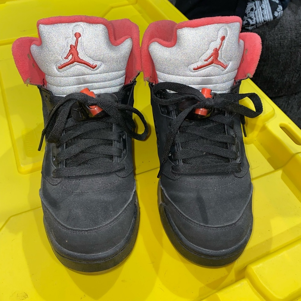 Jordan 5s worn a couple times. Like new
